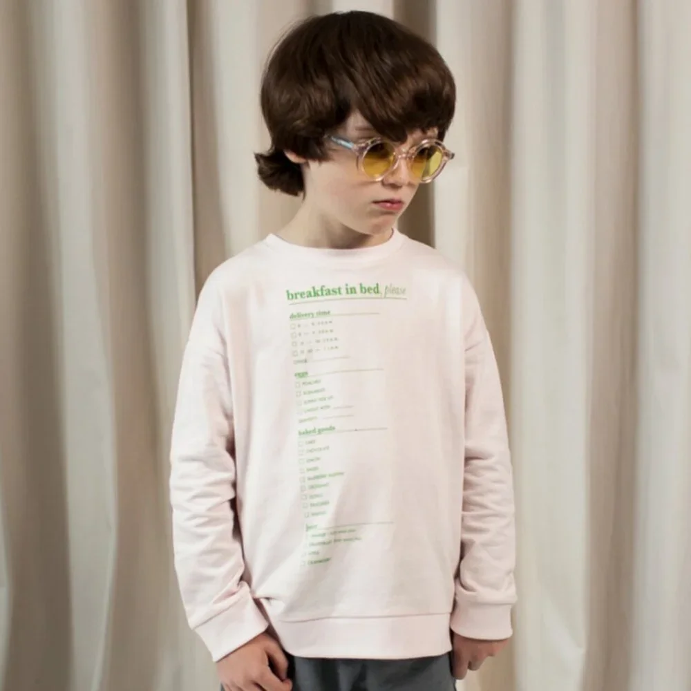 Beau Loves Square Sweater BREAKFAST SZ6/7 - Picture 3 of 12